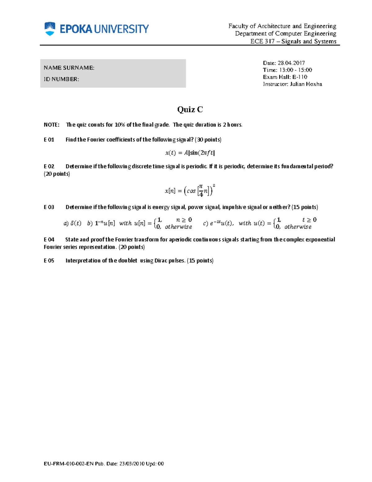 Exam May 2017 Questions Faculty Of Architecture And Engineering Department Of Computer Studocu Exam May 2017 Questions Faculty Of Architecture And Engineering Department Of Computer Studocu