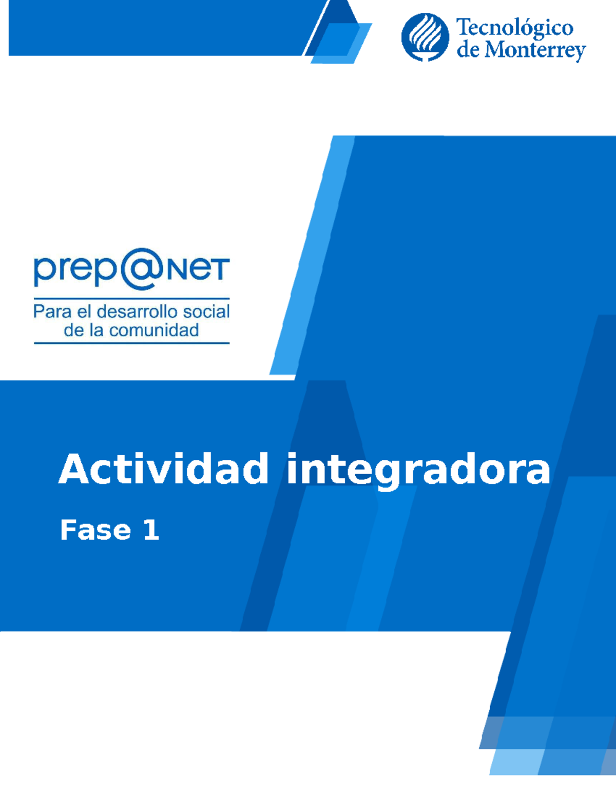 S4 Actividad Integradora Fase1 - Fase 1 Actividad Integradora Actividad ...