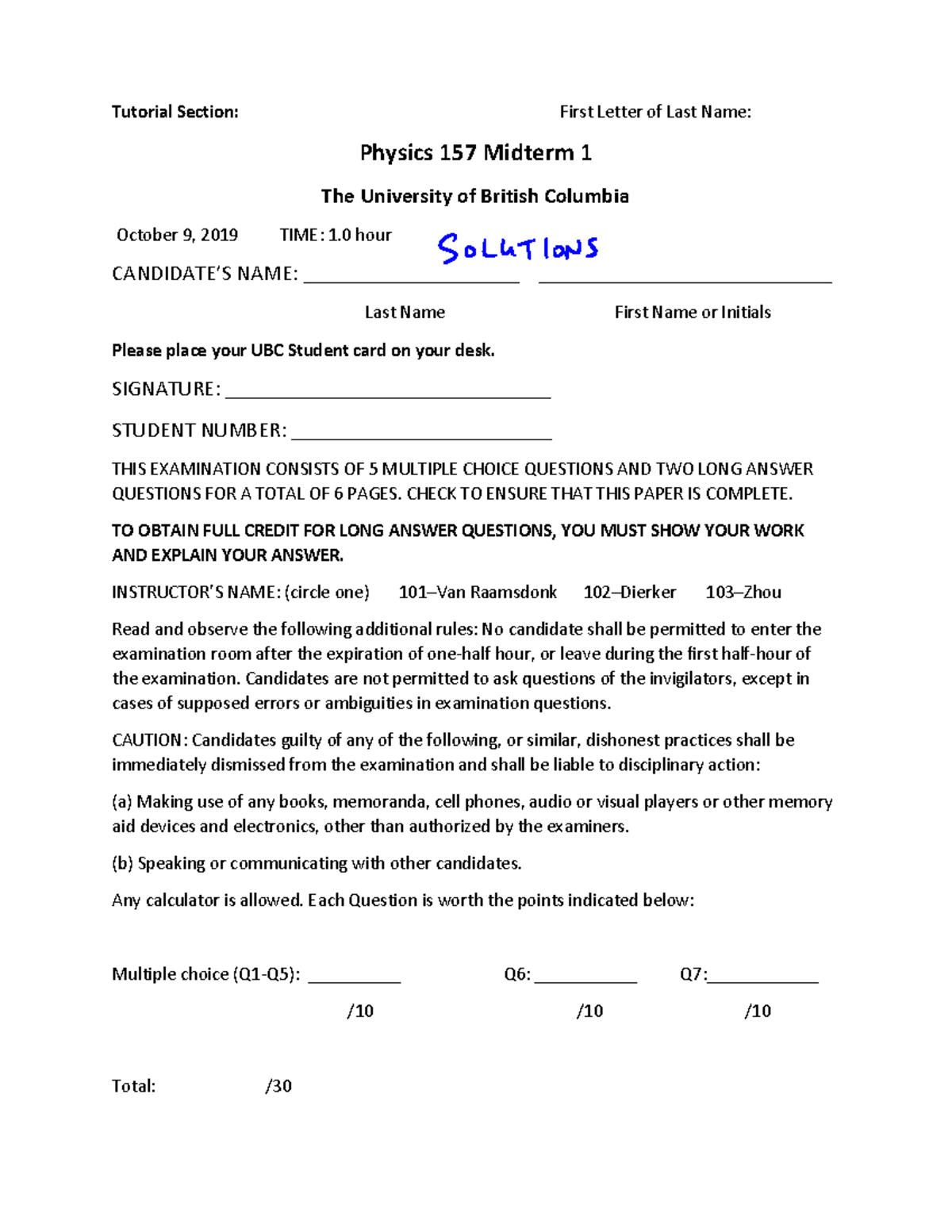 phys157-midterm-1-solutions-2019-tutorial-section-first-letter-of