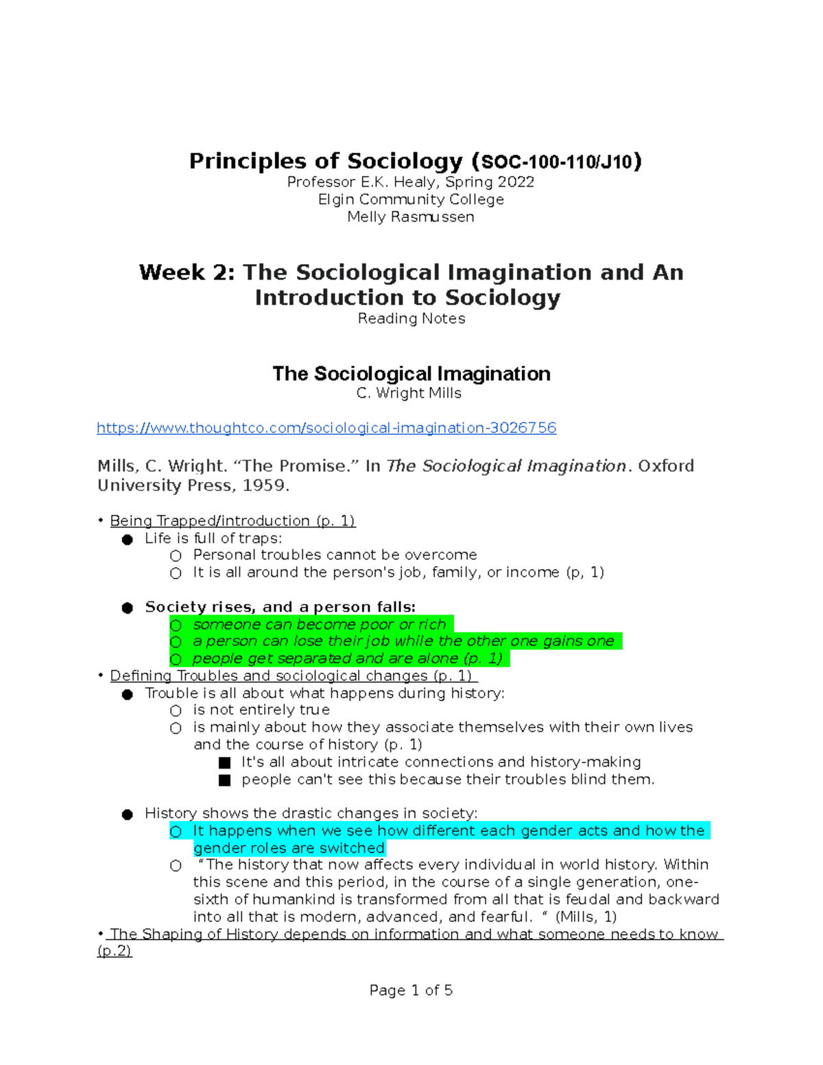 sociological-imagination-and-an-introduction-to-sociology-notes