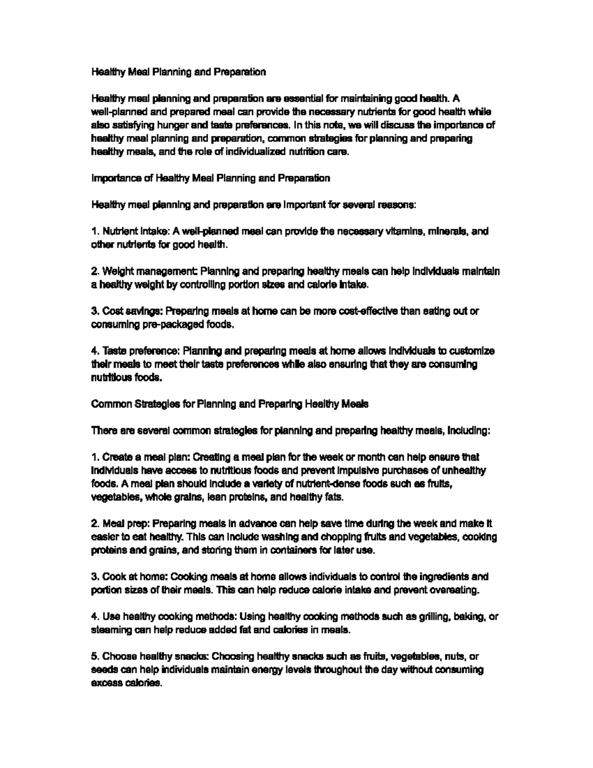 healthy-meal-planning-and-preparation-hnsc1210-studocu