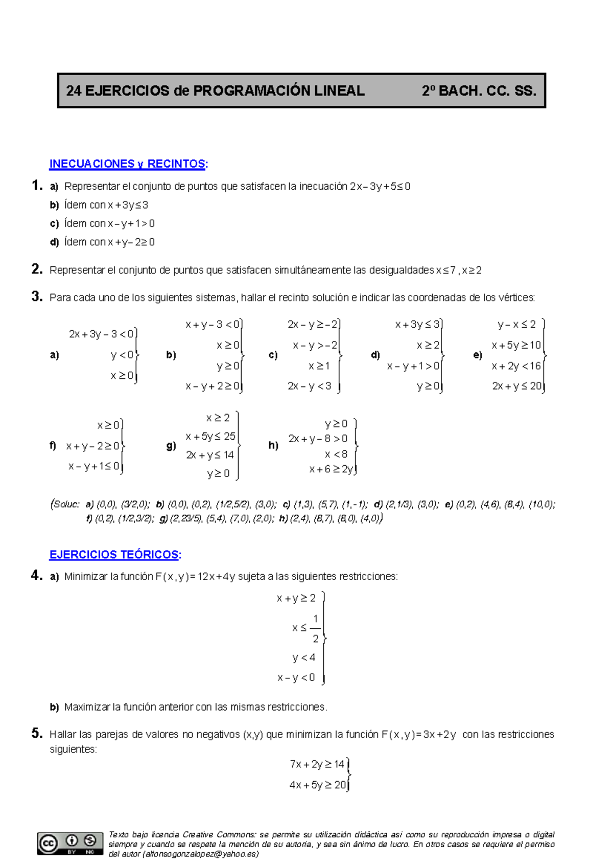 4 programacion lineal - practica - Texto bajo licencia Creative Commons ...