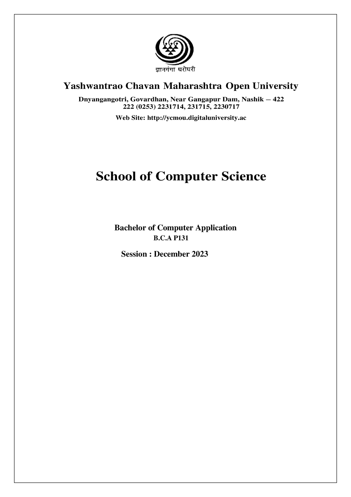 yashwantrao chavan maharashtra open university home assignments