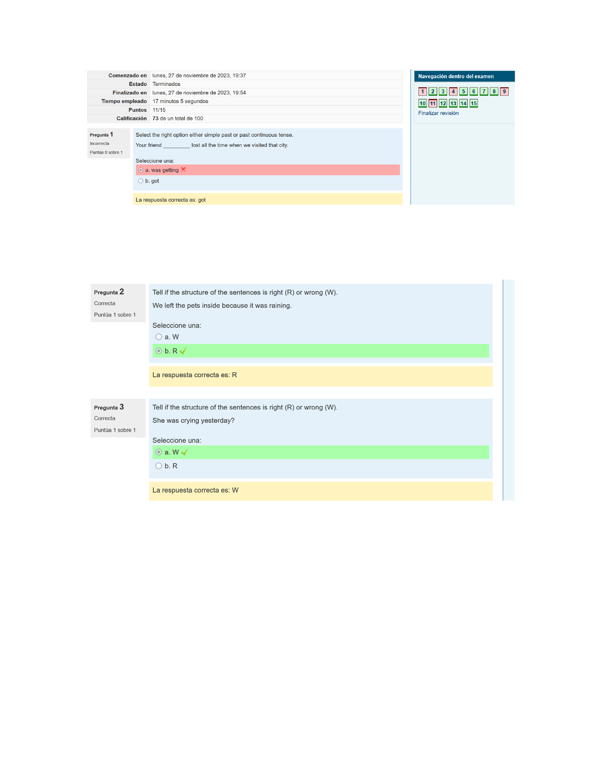 assignment 3 questionnaire u2 idioma extranjero ii