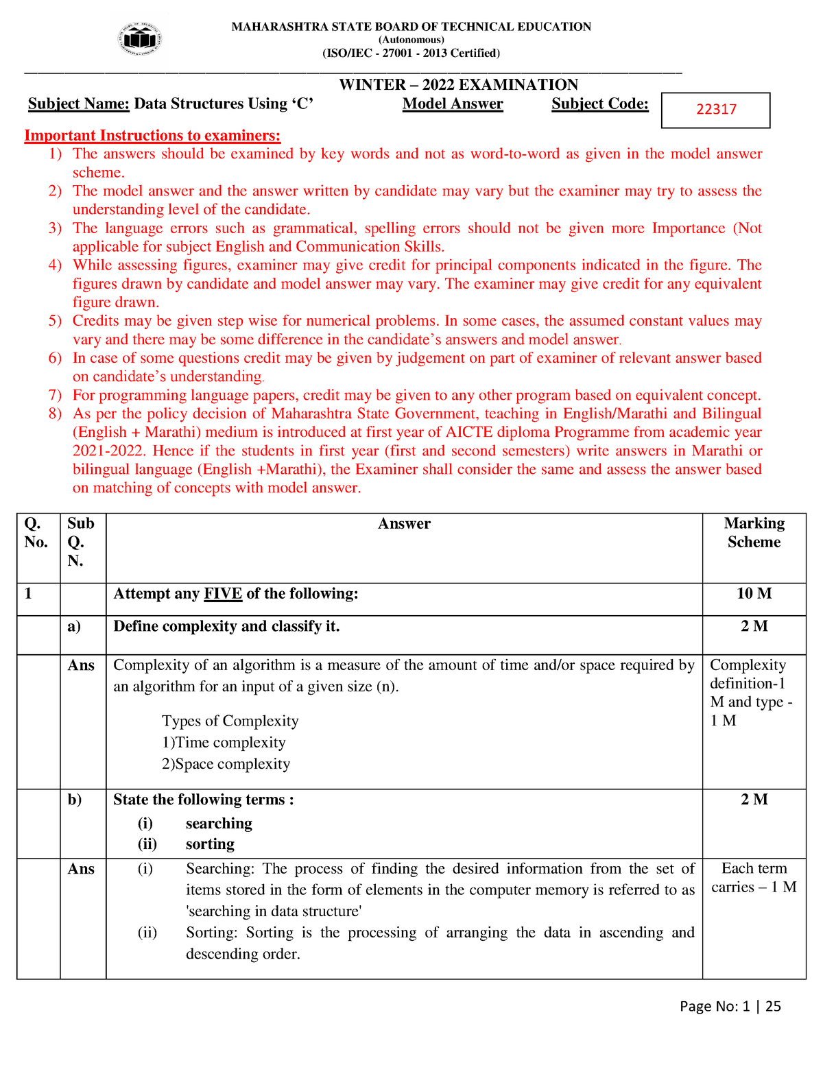 Msbte-w22-22317 - Bhausaheb Vartak Polytechnic - (Autonomous) (ISO/IEC ...