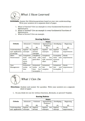 1-2. Circles - Pre Calculus Quarter 1 – Module 2: Circles Pre Calculus ...