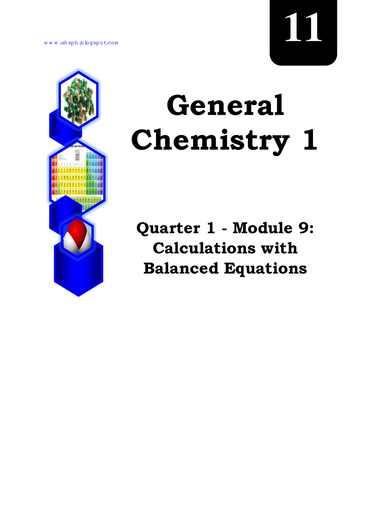 General Chemistry Q1 Mod9 Calculations With Balanced Equation - General ...