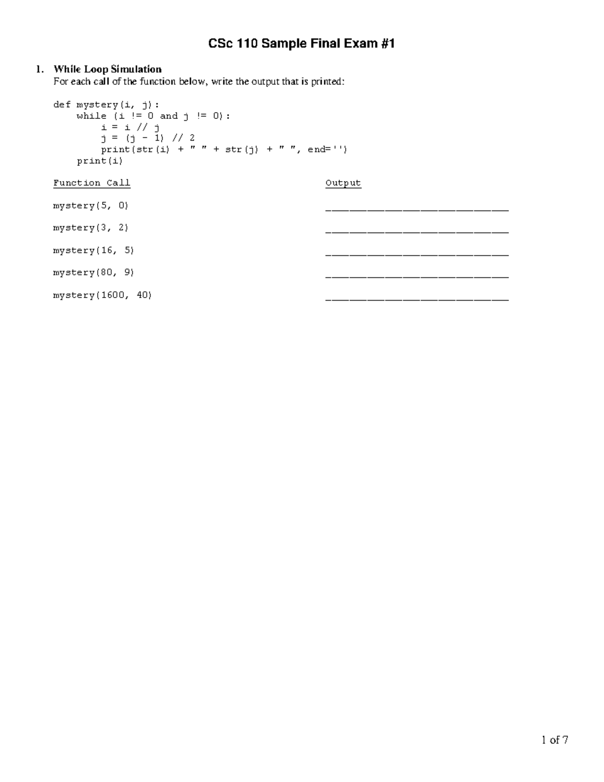 final-sample-1-csc-110-sample-final-exam-1-while-loop-simulation-for