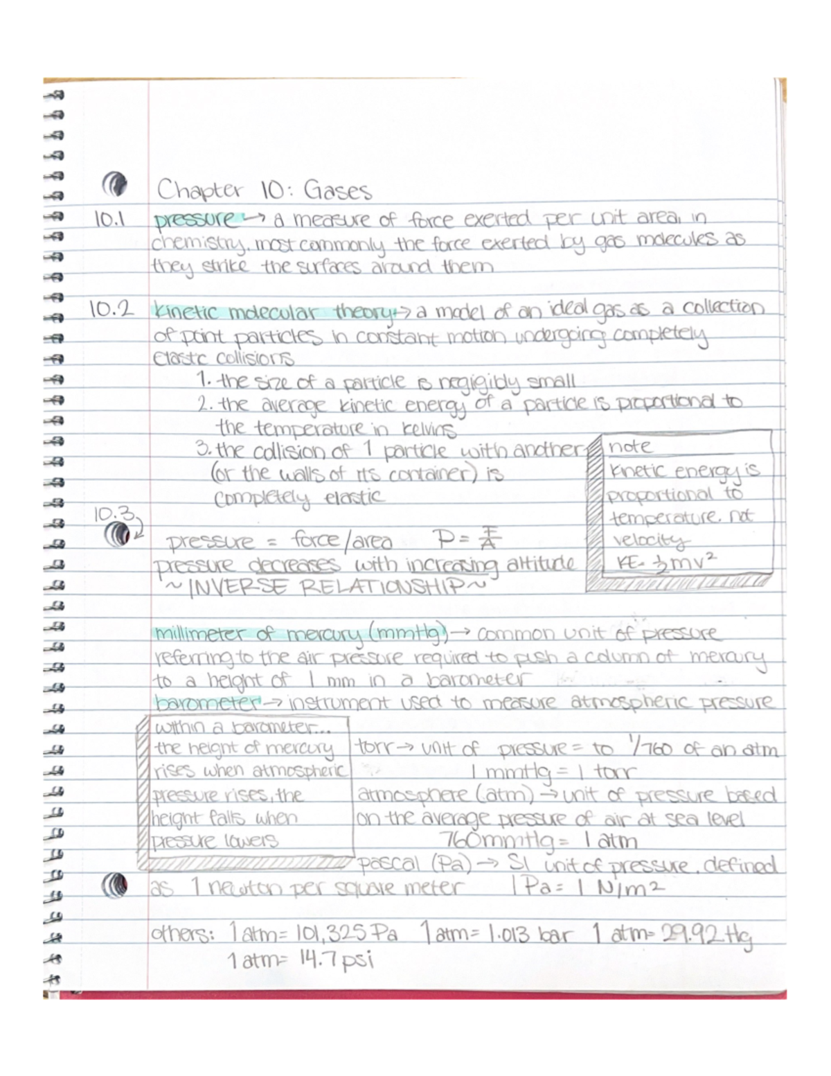 Chapter 10 - Gases - 01:160:161 - Studocu