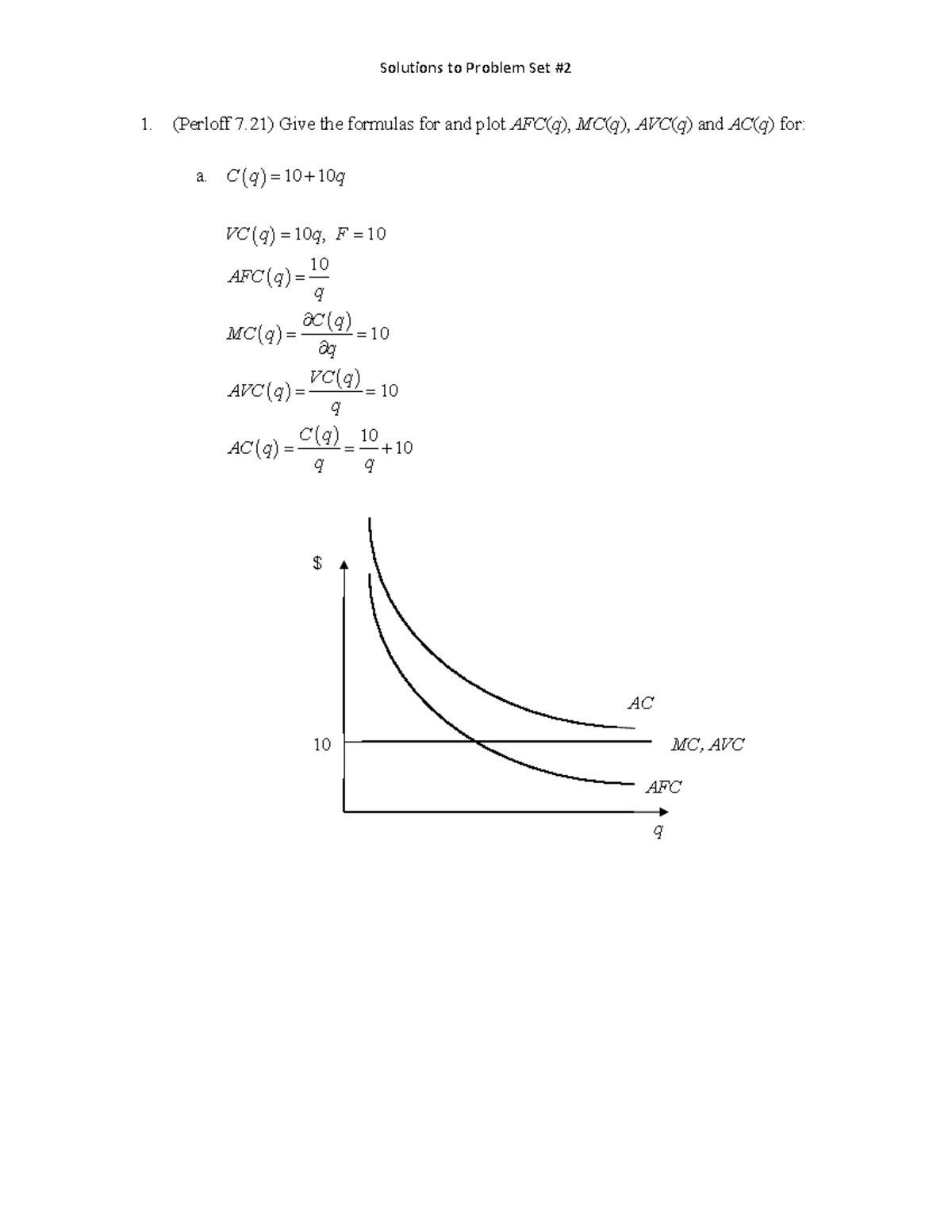 PS2-sols - international business - Solutions to Problem Set # (Perloff