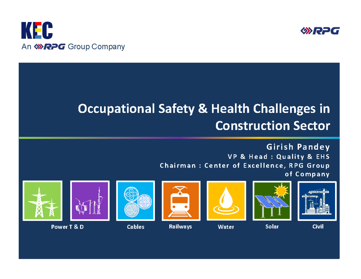 Kec ohs An Group Company Occupational Safety & Health Challenges in