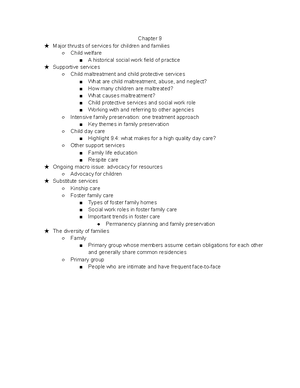 Chapter 7, Intro To Social Work - Chapter 7 ★ Social Welfare Policy ...