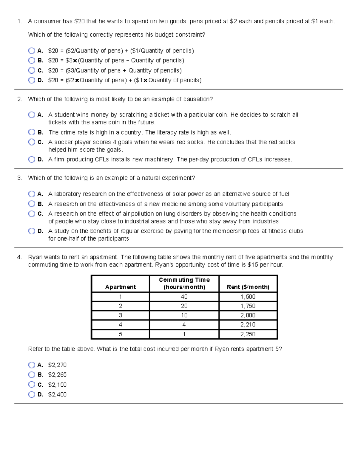 Ibaexam 2015 - Iba Exam - 1. 2. 3. 4. - Studeersnel