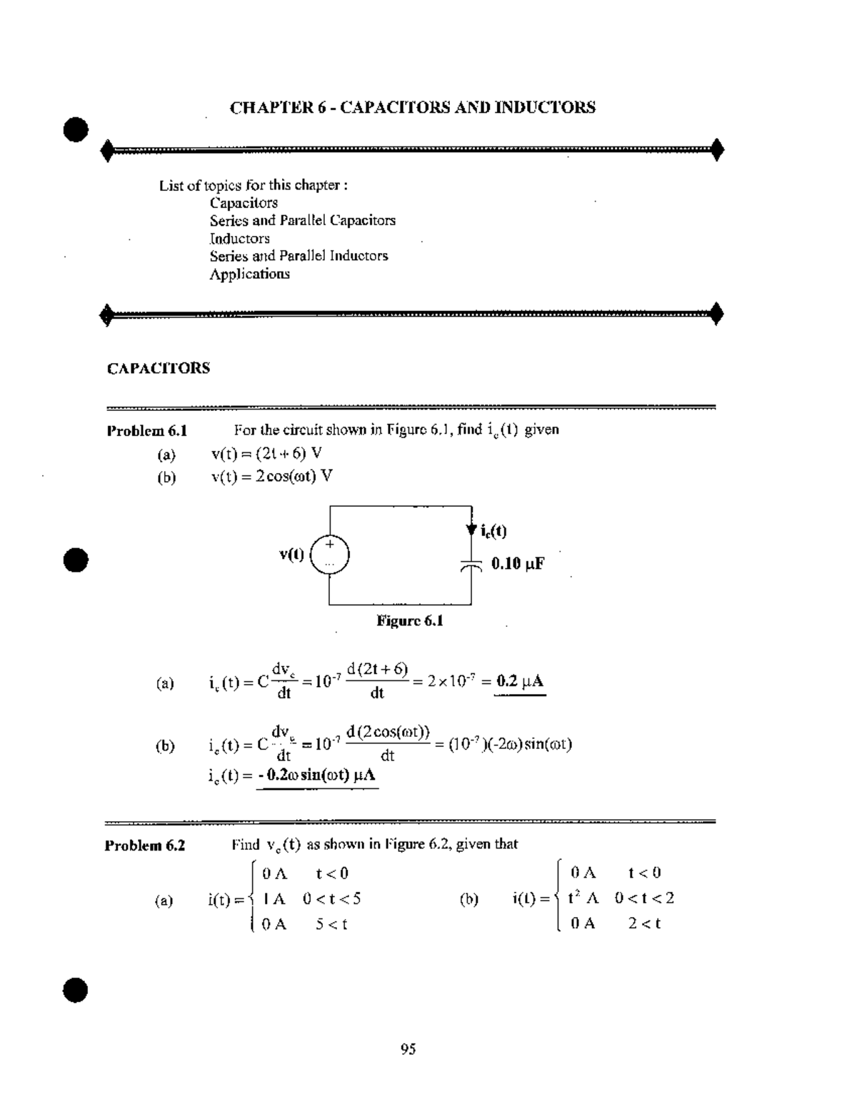 Chapter 6 Capacitors And Inductors Chapter 6 Capacitors And Inductors List Of Topics For This Chapter 6 Capacitors And Inductors Chapter 6 Capacitors And Inductors List Of Topics For This