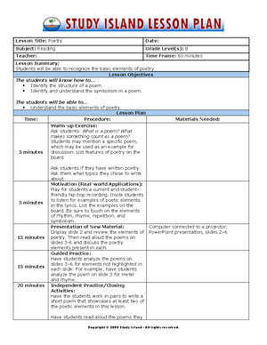 Lesson Observation Instrument - E3 - 1 Annexure E 3 LESSON OBSERVATION ...