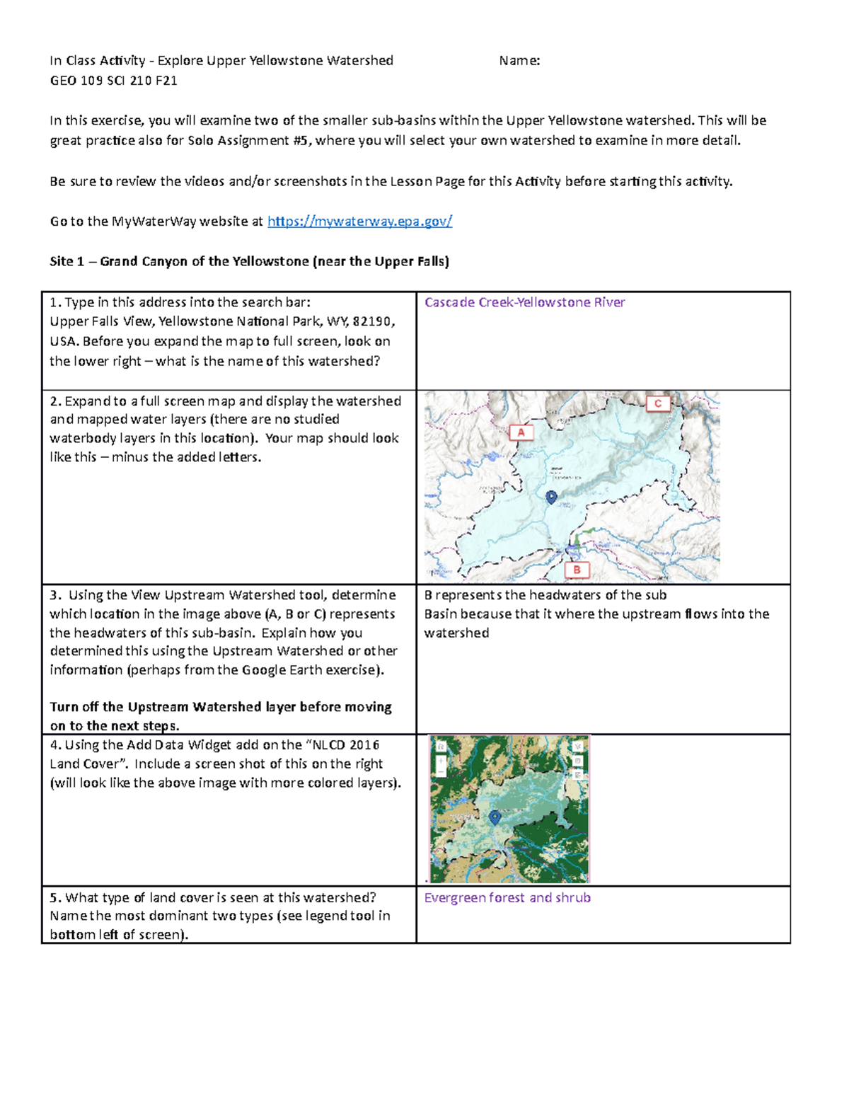 In+class+activity+explore+upper+yellowstone+watershed+geo+109+sci+210 