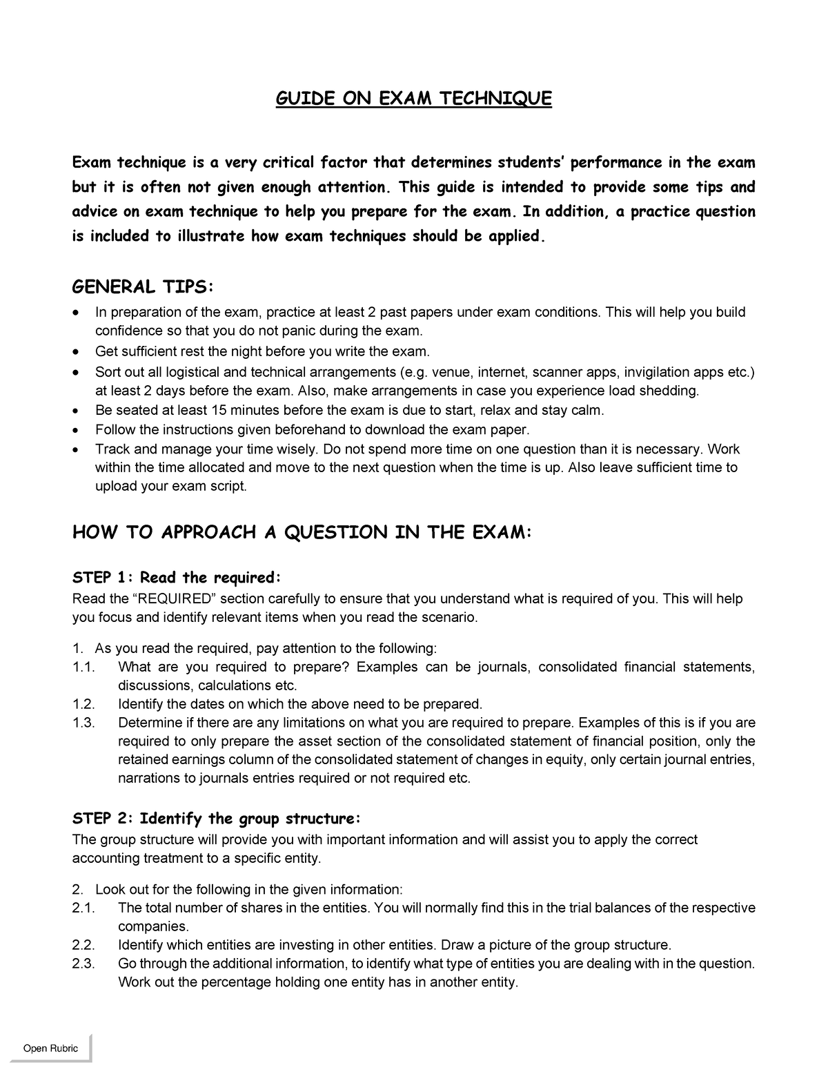 exam-technique-guide-guide-on-exam-technique-exam-technique-is-a-very