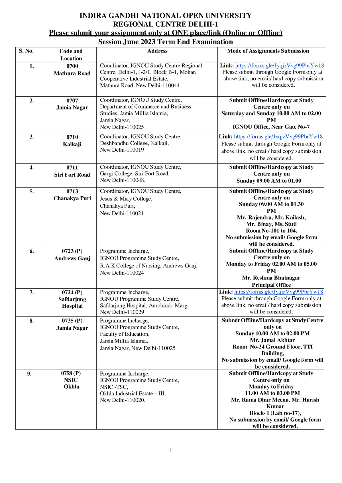 rc delhi 1 assignment submission june 2023