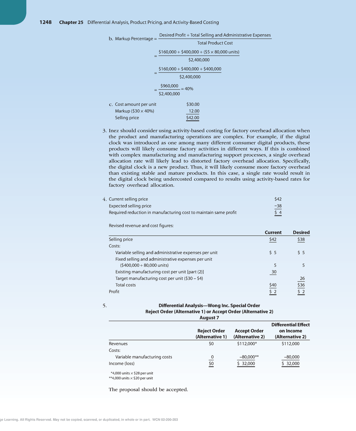 Zlib - 1248 Chapter 25 Differential Analysis, Product Pricing, And ...