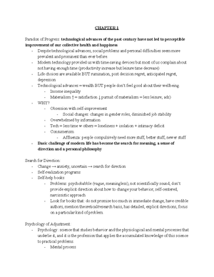 MOS 2181A-Textbook notes - 1 MOS 2181A: Organizational Behaviour ...