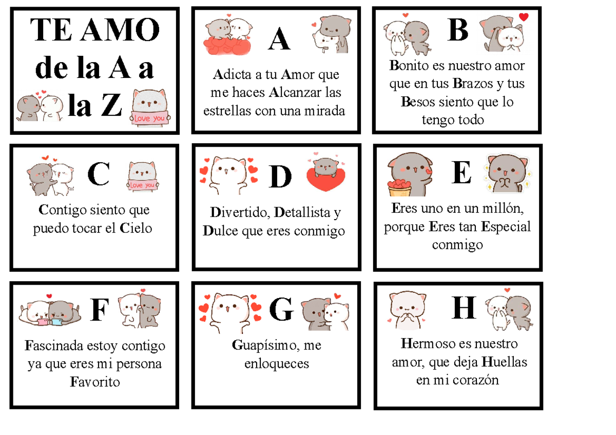 Palabras De Amor Con Z En Español