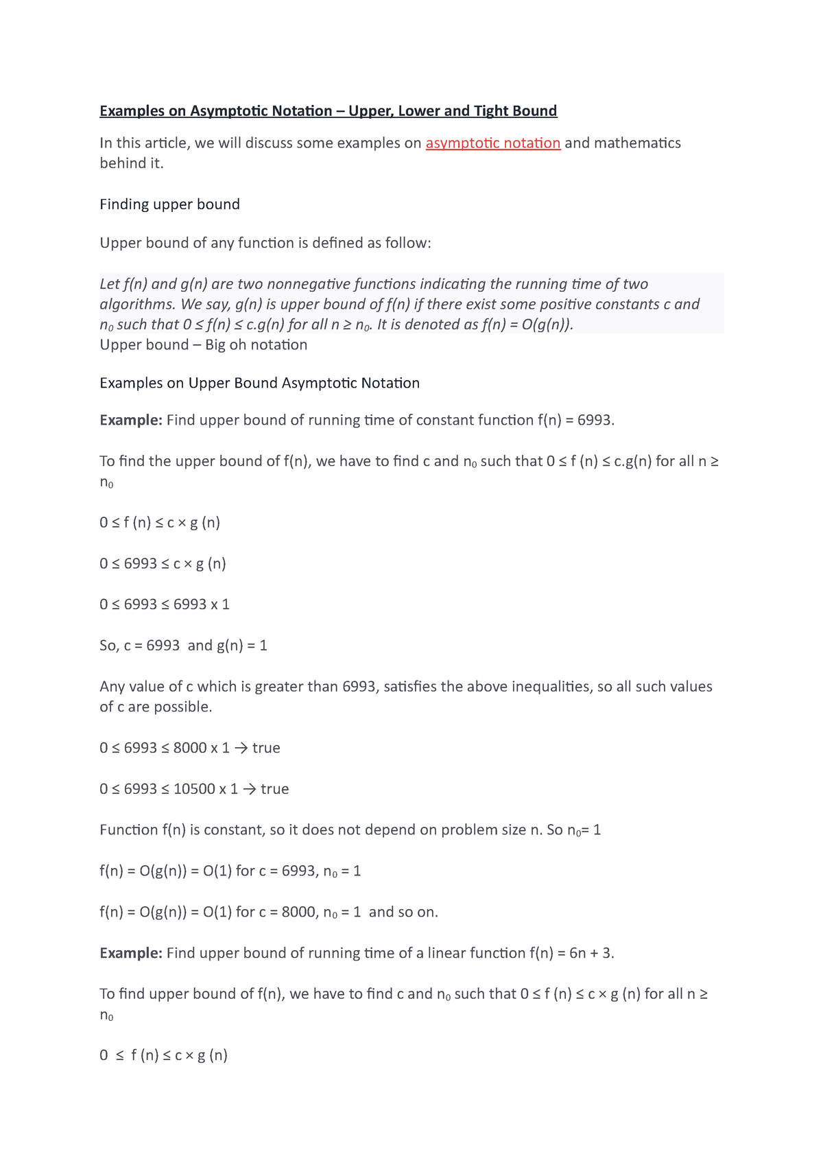 examples-on-asymptotic-notation-finding-upper-bound-upper-bound-of