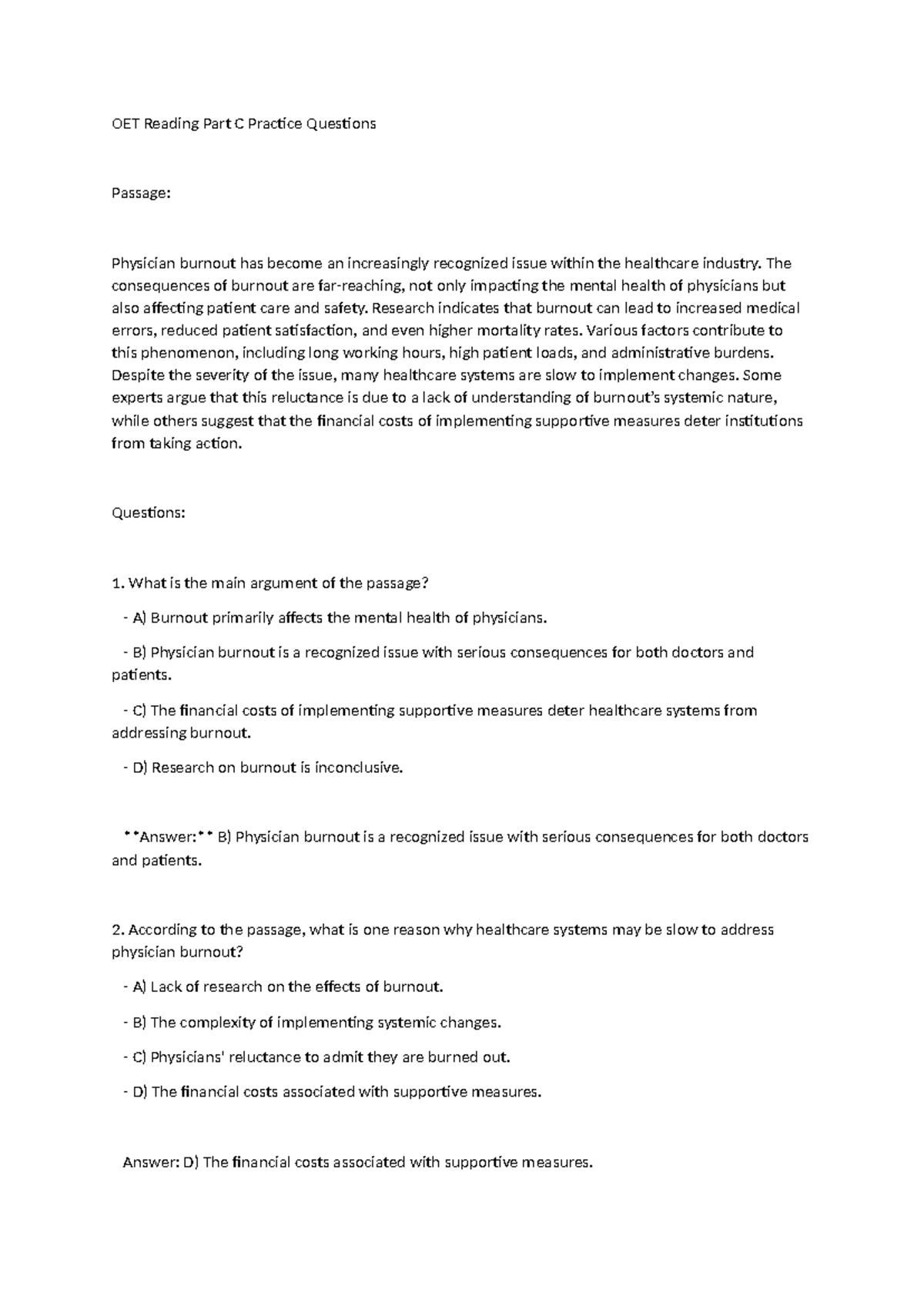 Prepositions - OET - IELTS Training and English Language Development ...