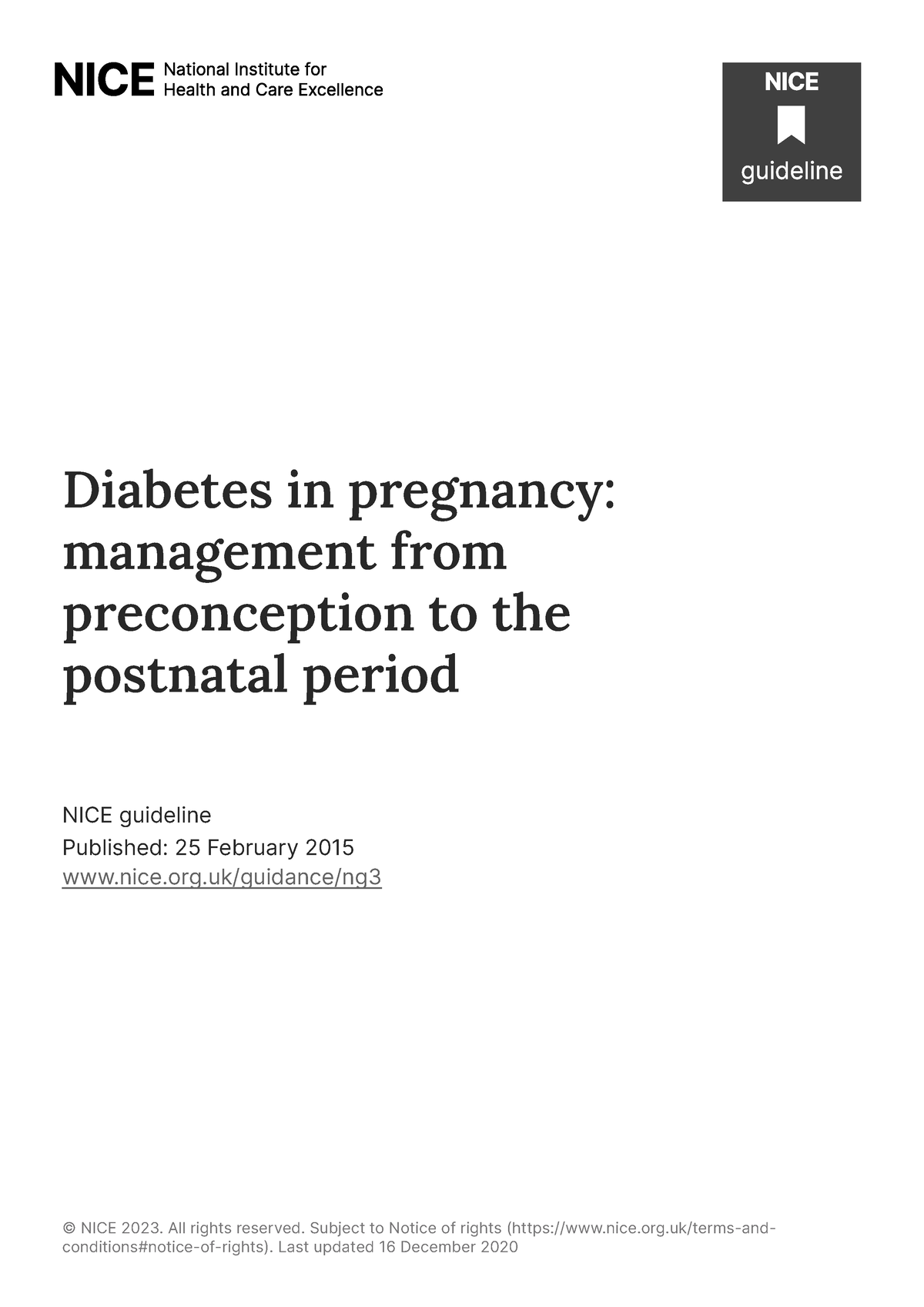 Diabetes In Pregnancy Management From Preconception To The Postnatal ...