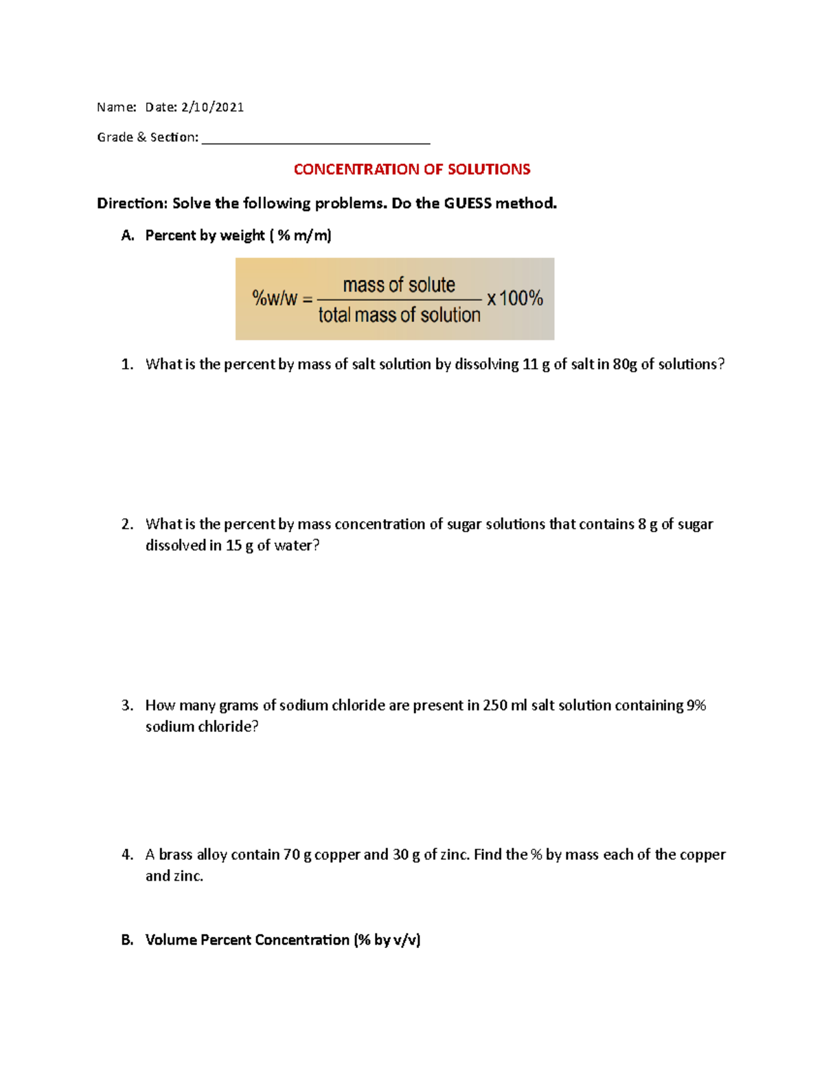 concentration-of-solution-worksheet-name-date-2-10-grade