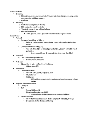 renal case study nursing