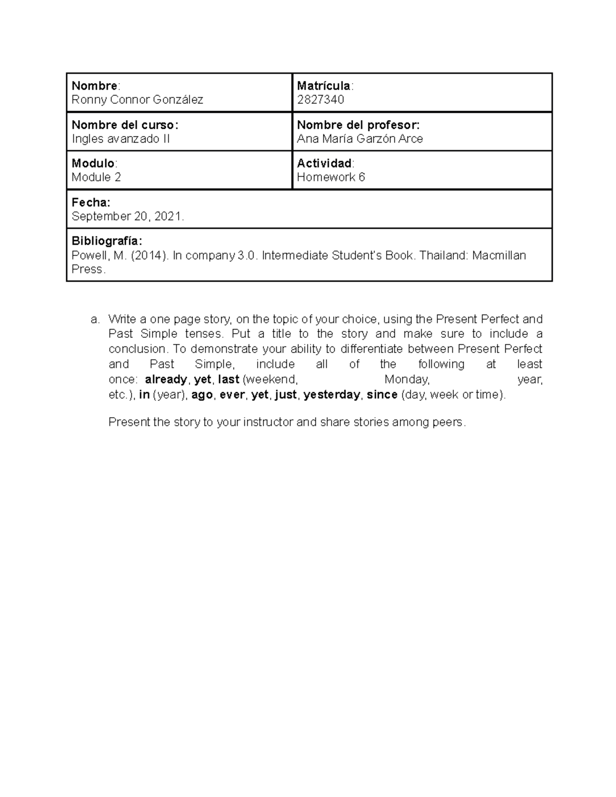 homework 6 ingles avanzado 2