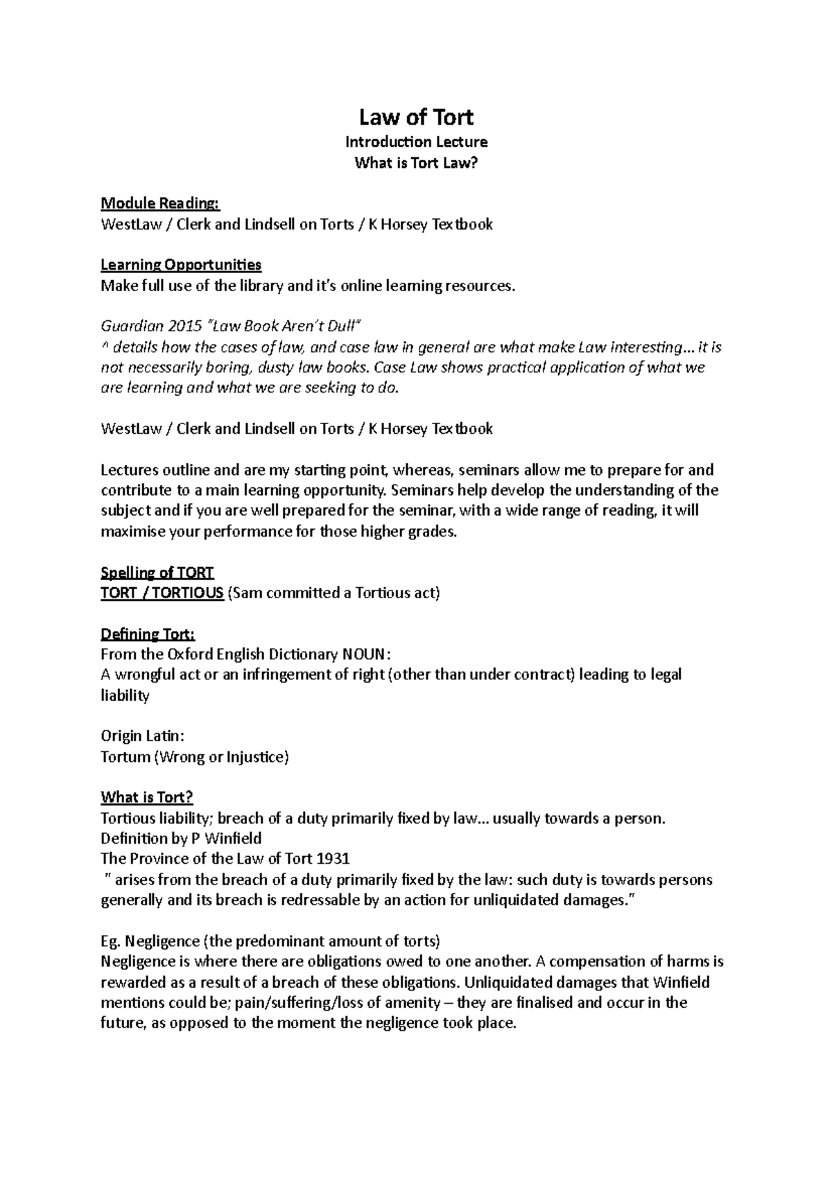 lecture-notes-tort-introduction-law-of-tort-introduction-lecture-what