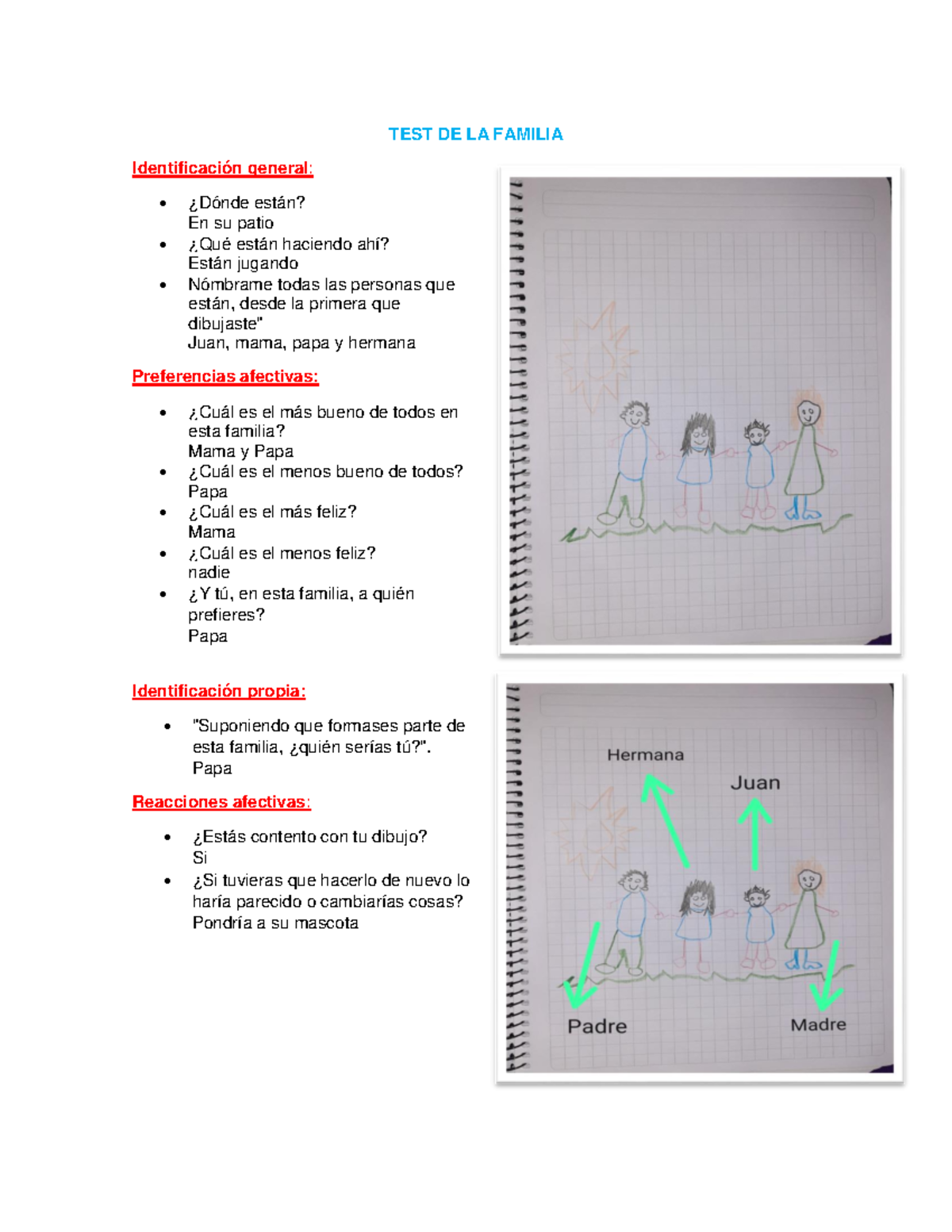 S15.1 - TEST DE LA Familia - TEST DE LA FAMILIA Identificación general ...