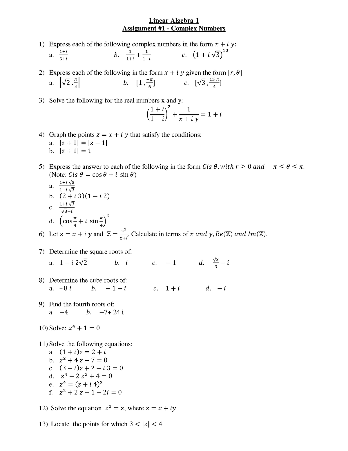 assignment-1-complex-numbers-linear-algebra-1-assignment-1-complex