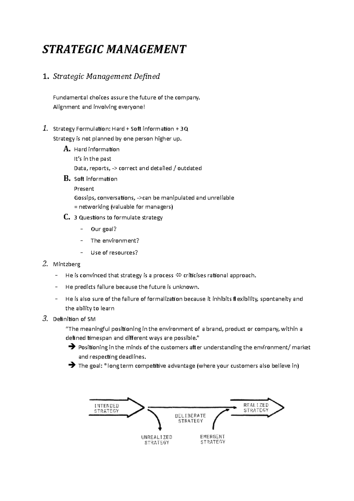 Strategic-Management - STRATEGIC MANAGEMENT 1. Strategic Management ...