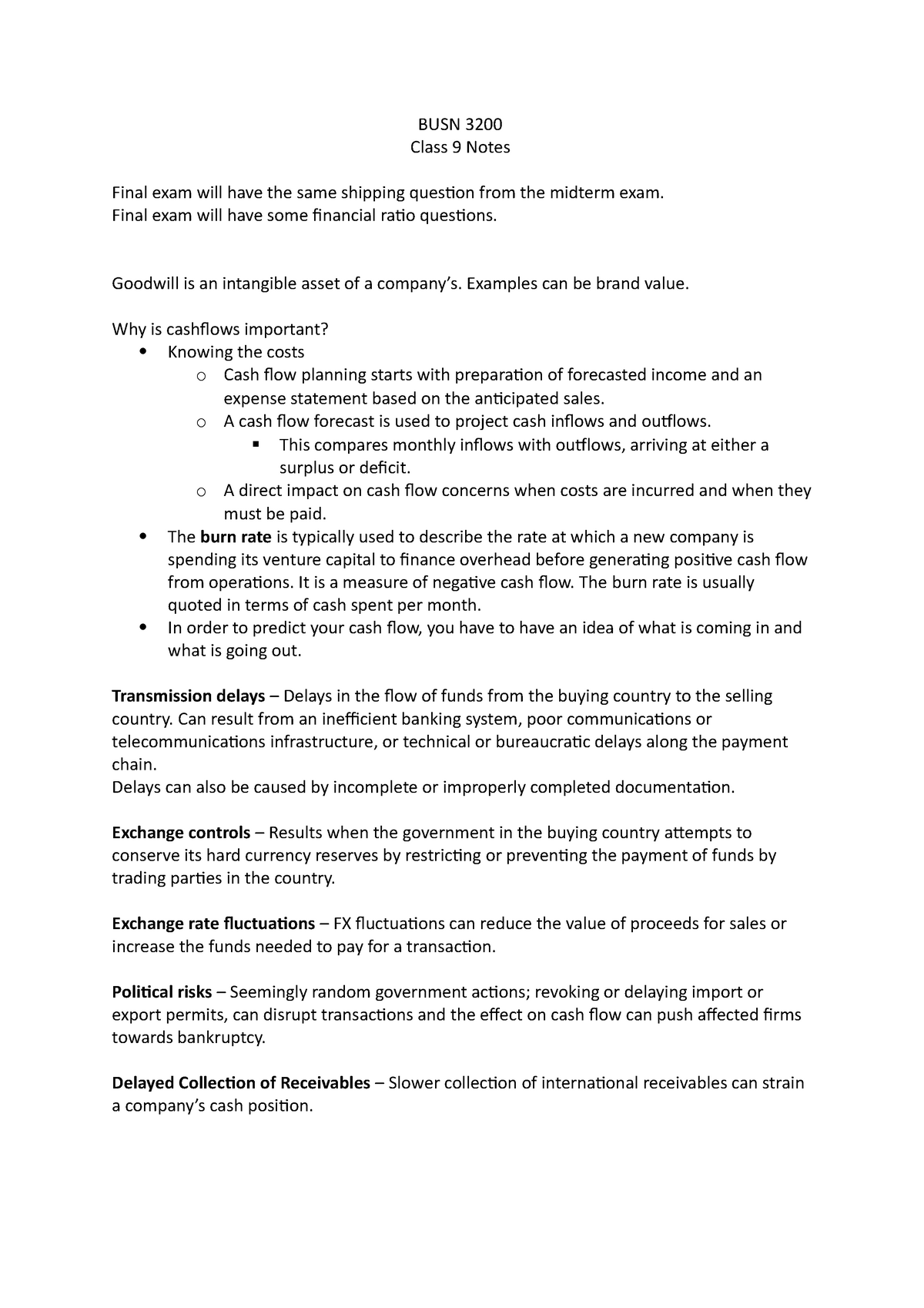 busn-3200-class-9-notes-busn-3200-class-9-notes-final-exam-will