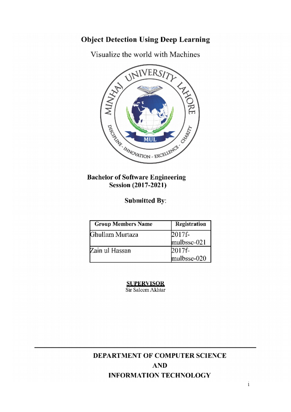 REAL TIME Object Detection Using DEEP Learning new save - i Object ...