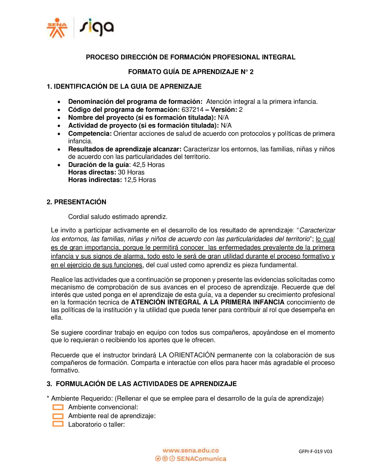 GFPI-F-019 GUIA DE Aprendizaje N°2 - PROCESO DIRECCIÓN DE FORMACIÓN ...