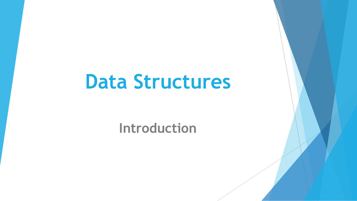 Data Structures CS & IT Lec1 - Data Structures Introduction What Is A ...