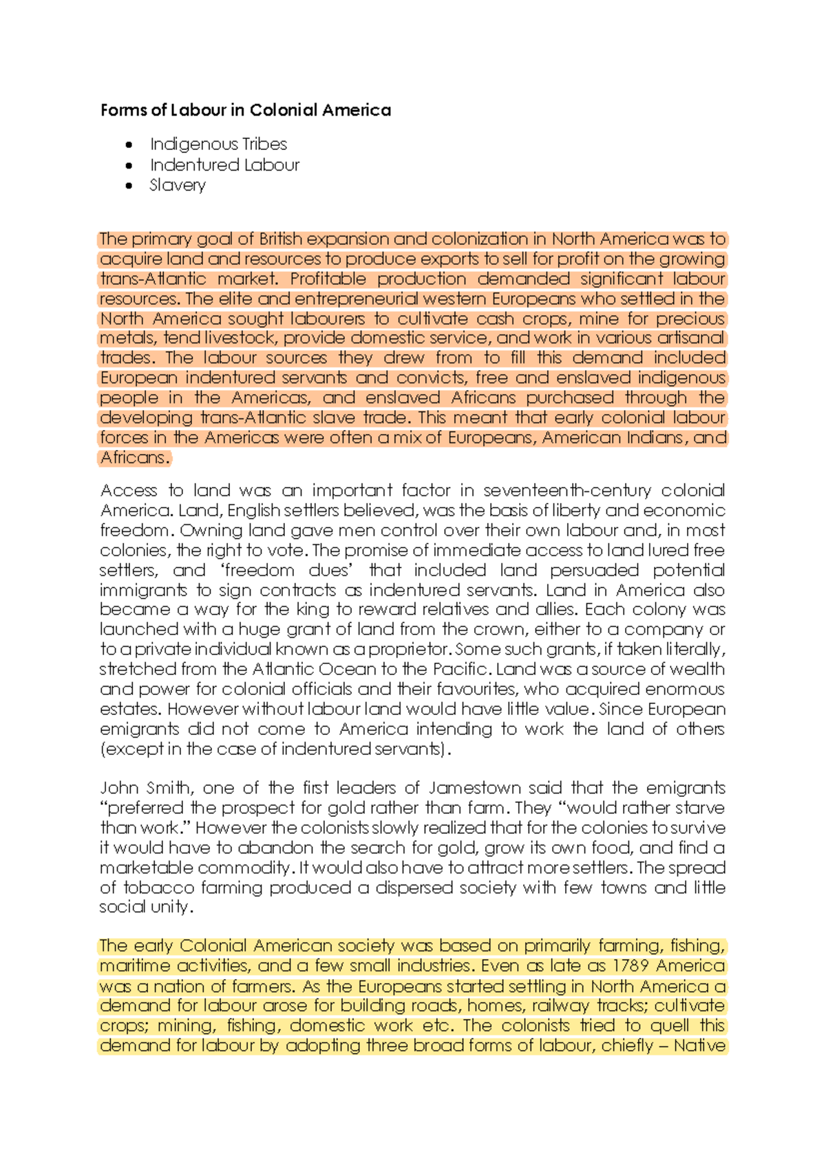 Forms of Labour - Indigenous tribes, Indentured Labour, Slavery - Forms ...