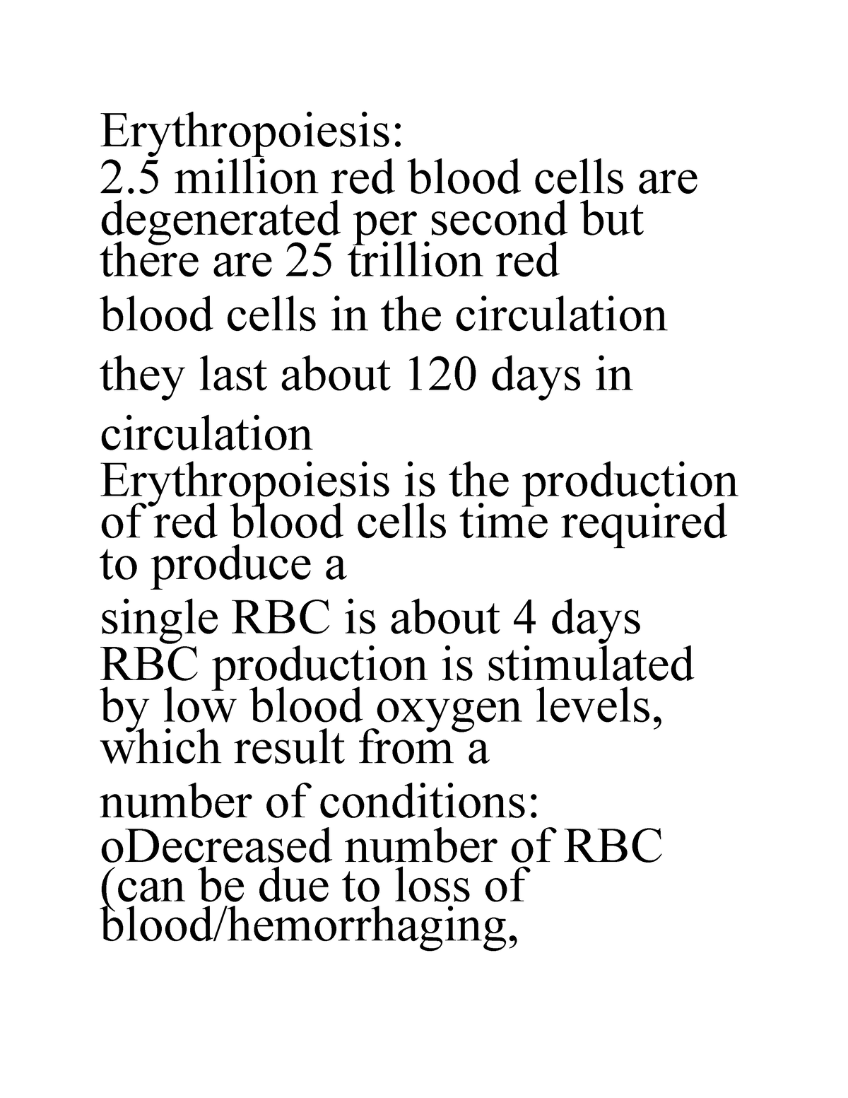 erythropoiesis-during-exercise-low-blood-oxygen-levels-stimulate