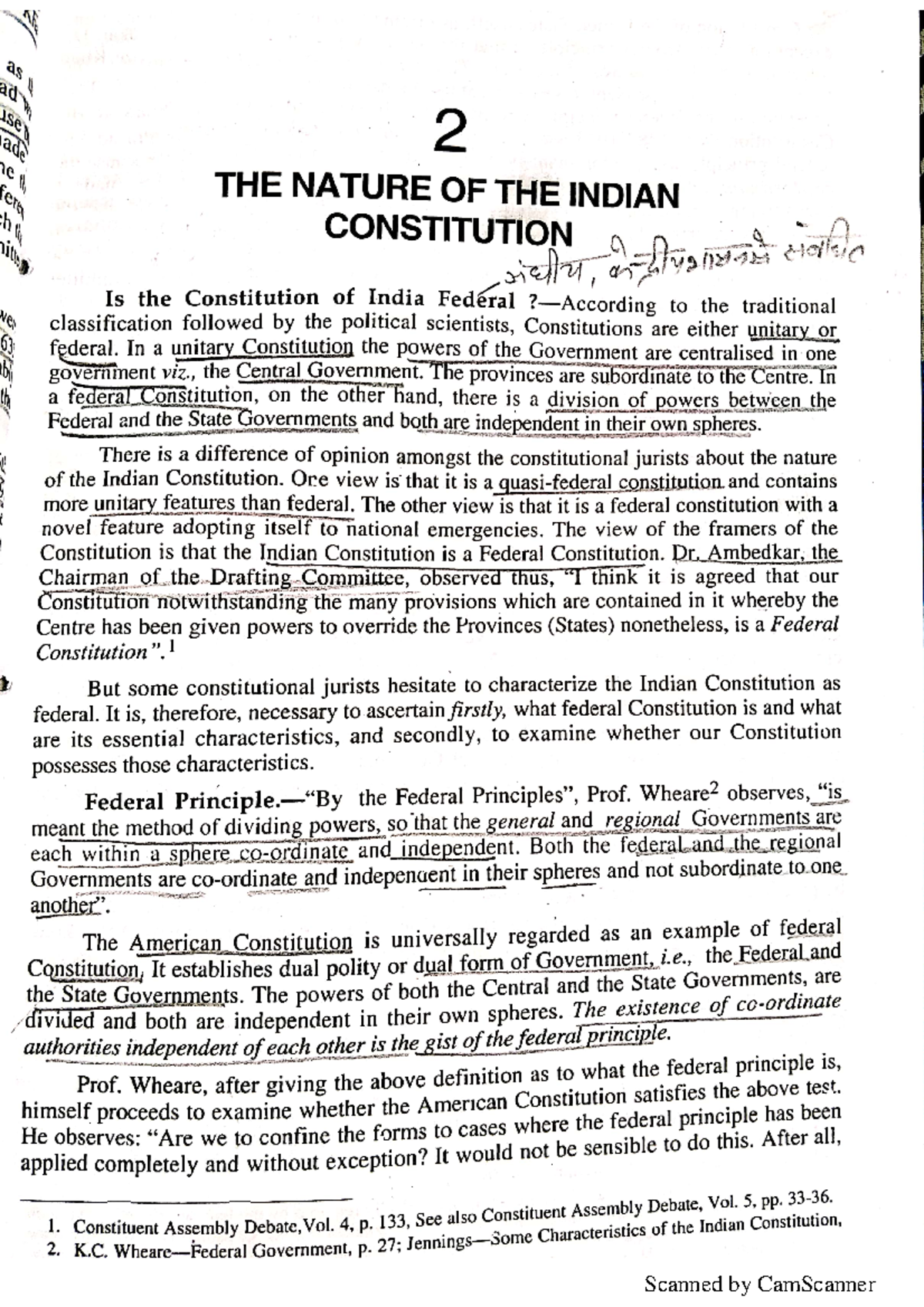 Constitution notes - LLB - Studocu