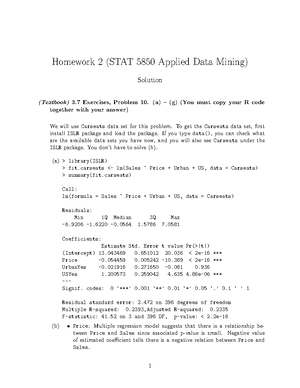 Homework 6 Solution - assignment assignment assignment assignment ...