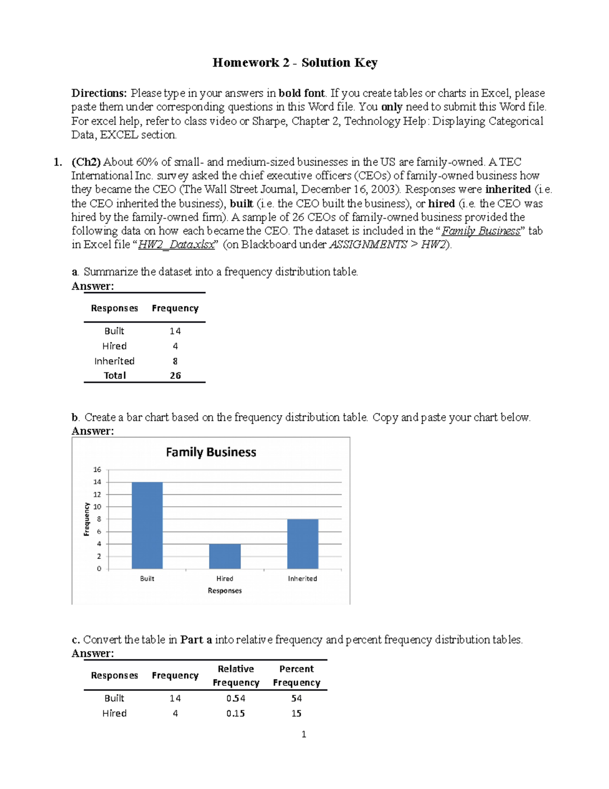 HW2 Solutio Key - Homework 2 Solution Key Directions: Please type in ...