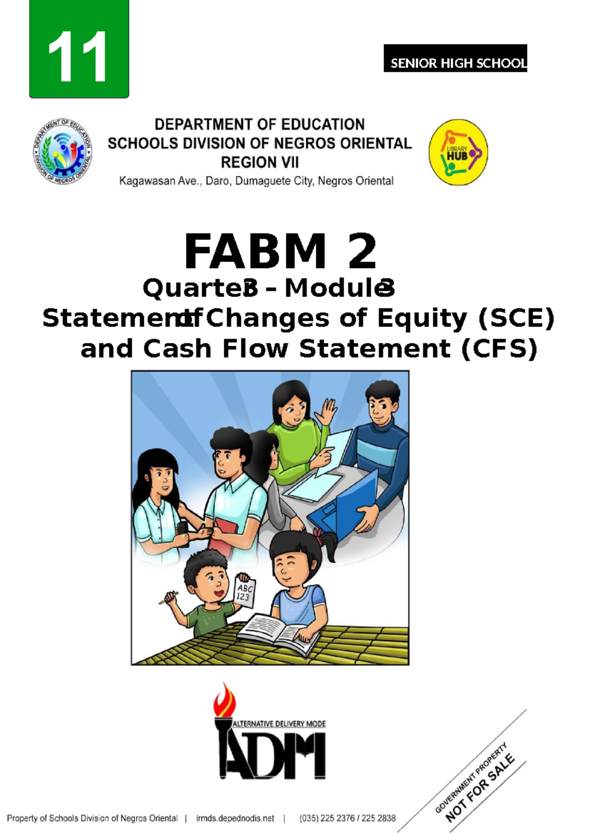 Ilide - module - 11 FABM 2 Quarter 3 – Module 3 Statementof Changes of ...