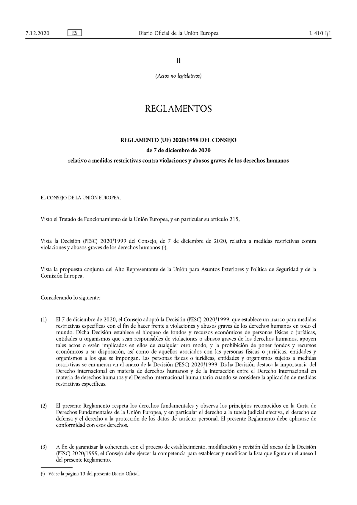 Reglamento 7-12 - Información Adicional - II (Actos No Legislativos ...