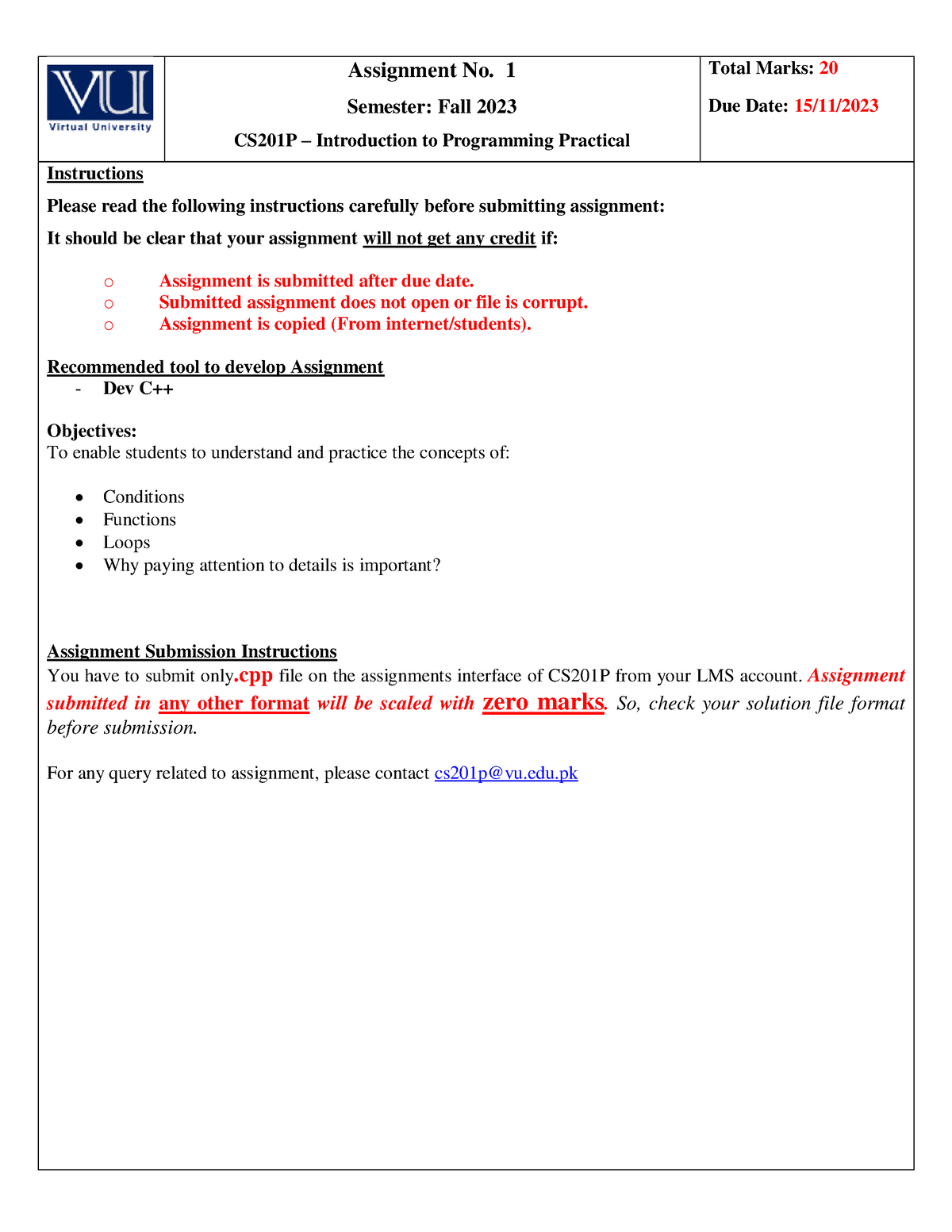 cs201p assignment 1 2023 pdf