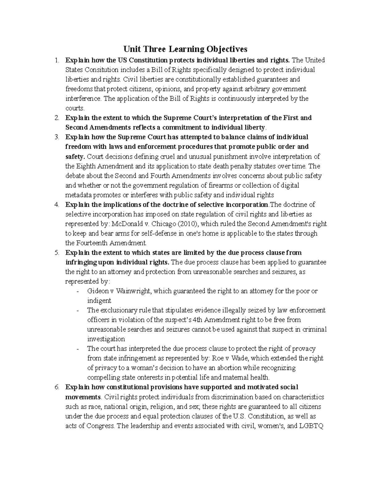 Ap Gov Unit 3 Review - d9m45lg