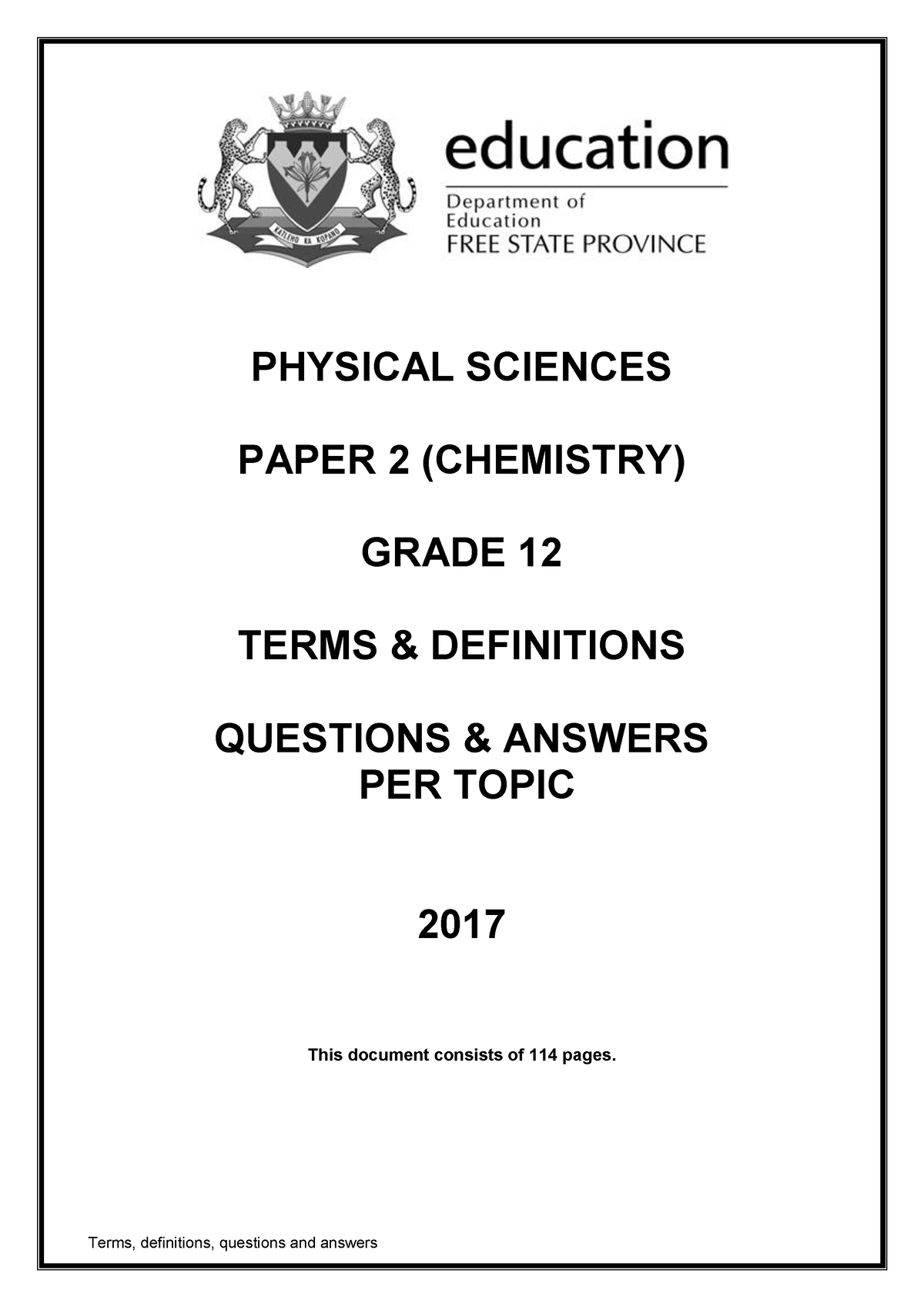 physical science research titles examples