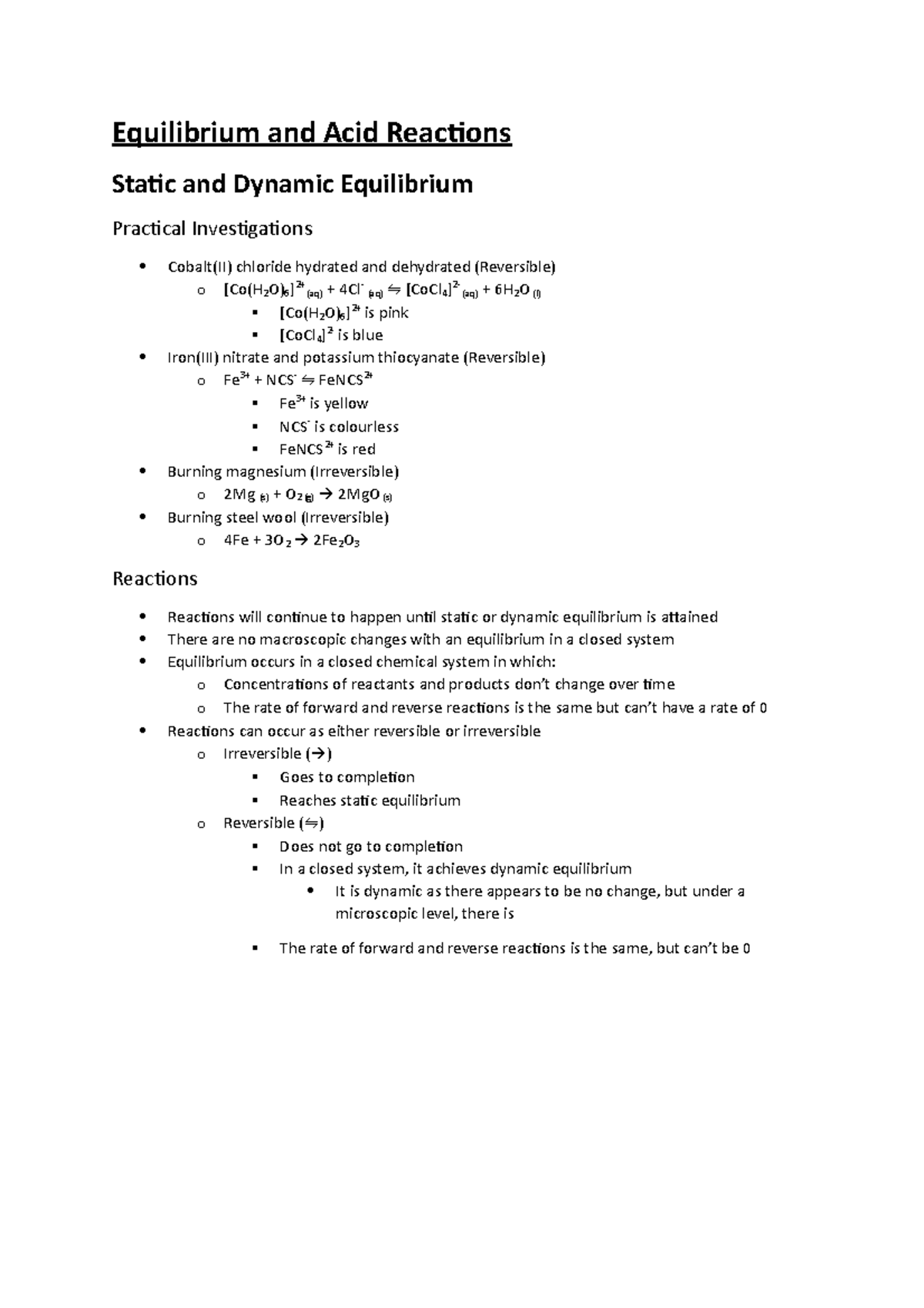 chemistry-module-5-study-notes-for-hsc-equilibrium-and-acid-reactions